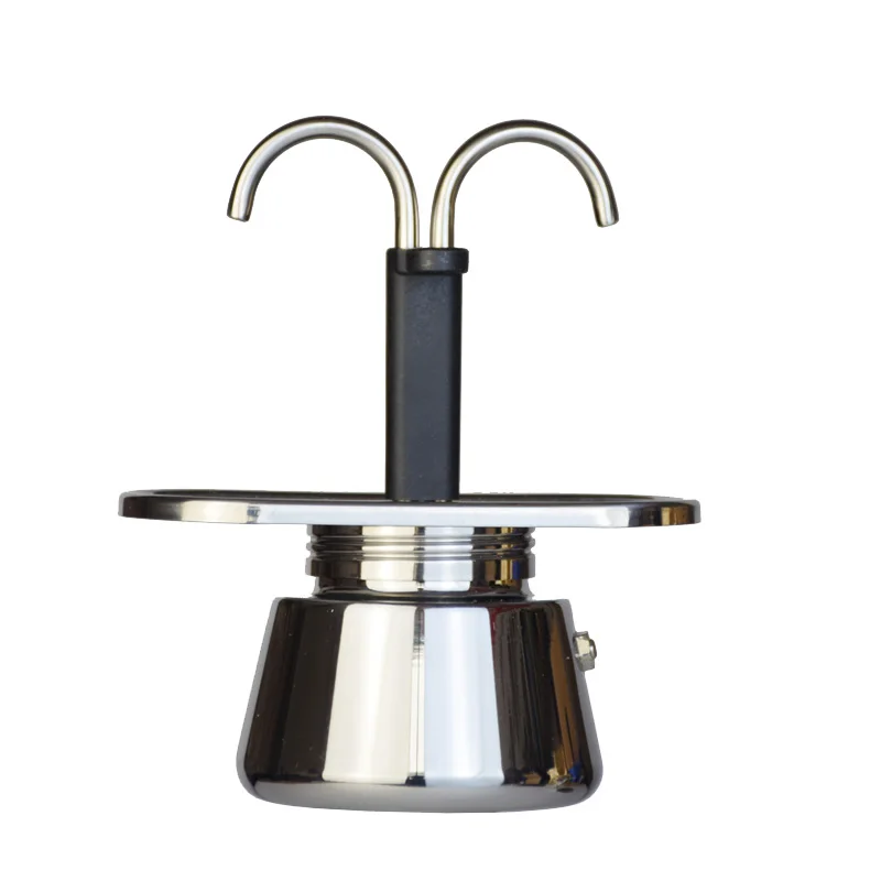 200ml mini moka pote tubo dupl - Quality Coffee Equipment avaliação e preço