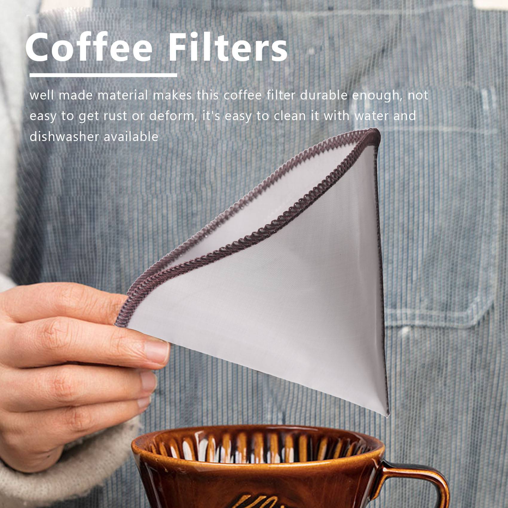 Filtro de aço inoxidável do co - Coffee Equipment Distributor avaliação e preço