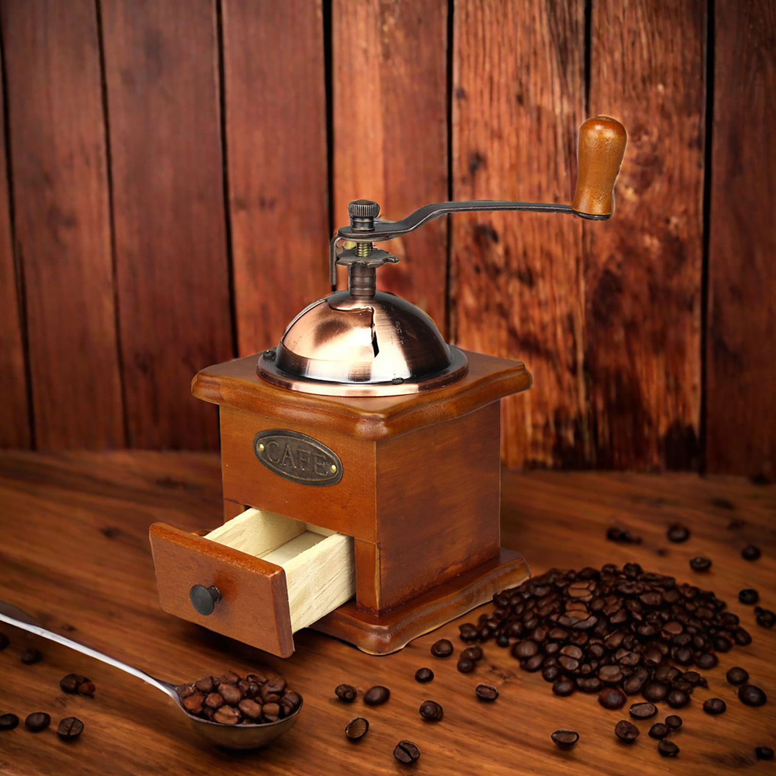 Moedor de café manual antigo,  - Coffee Equipment Grinder avaliação e preço